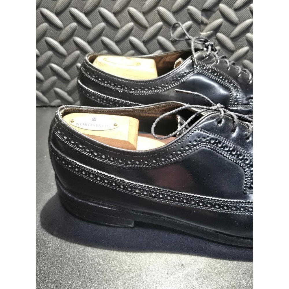 Florsheim Imperial 92654 Black Leather Wingtip Oxford Mens 12EEE Vintage - Picture 6 of 16